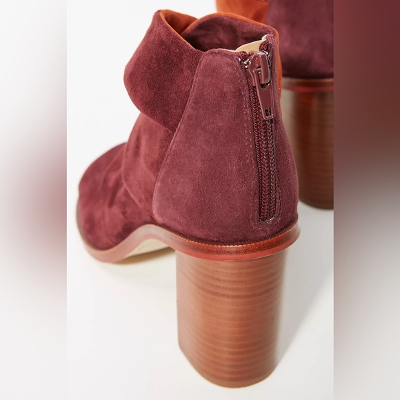 M4D3 Anthropologie Block Heel “Crawly Twist” Suede & Leather Sandal NWOT - Picture 4 of 7